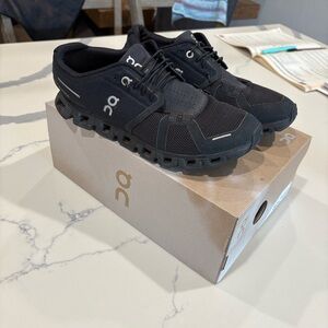 On Running Womans Athletic Shoes — Black